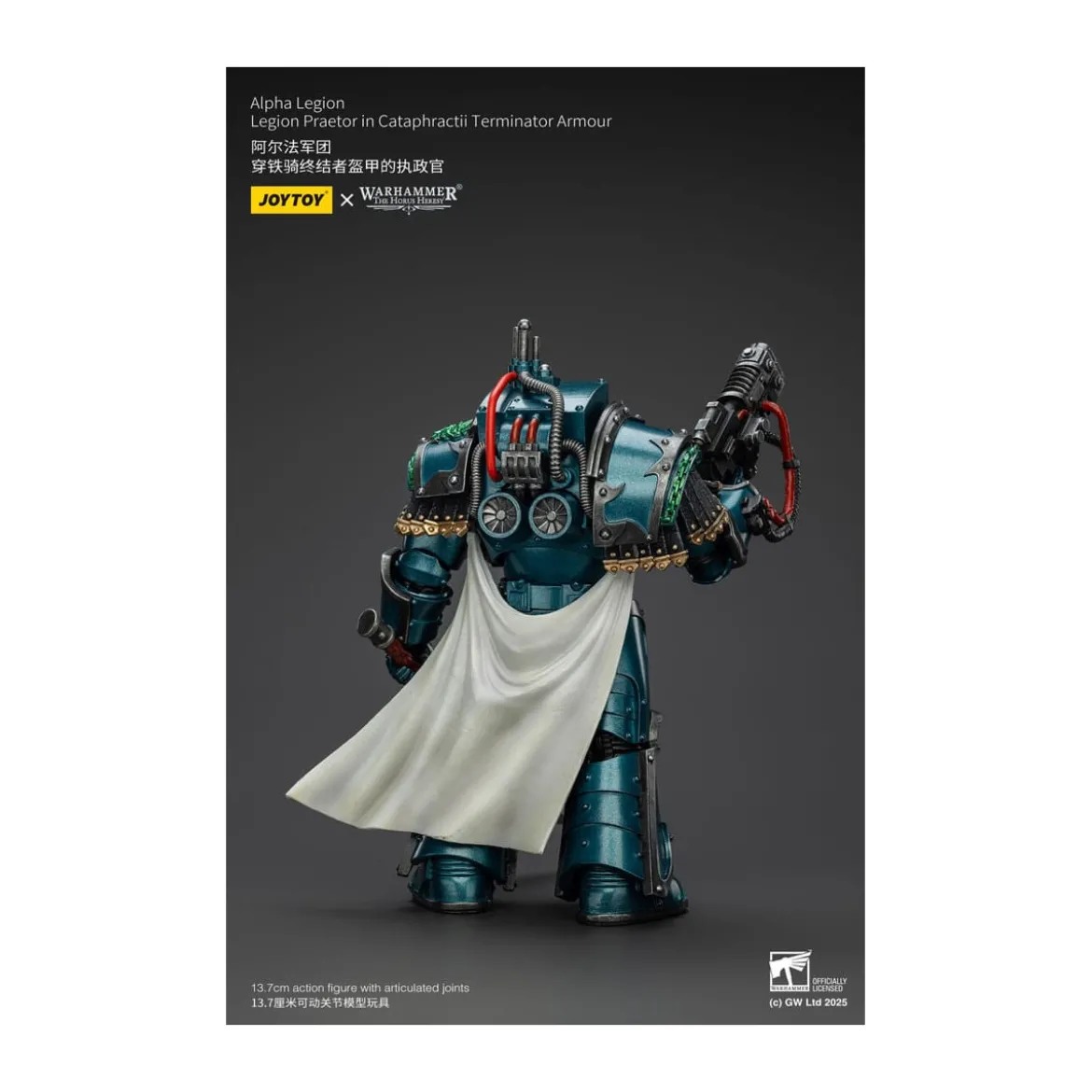 Joytoy - Warhammer - Alpha Legion - Legion Praetor in Cataphractii Terminator Armour - The Horus Heresy