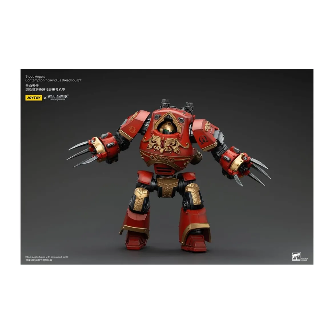 Joytoy - Warhammer - Blood Angels - Contemptor-Incaendius Dreadnought - The Horus Heresy