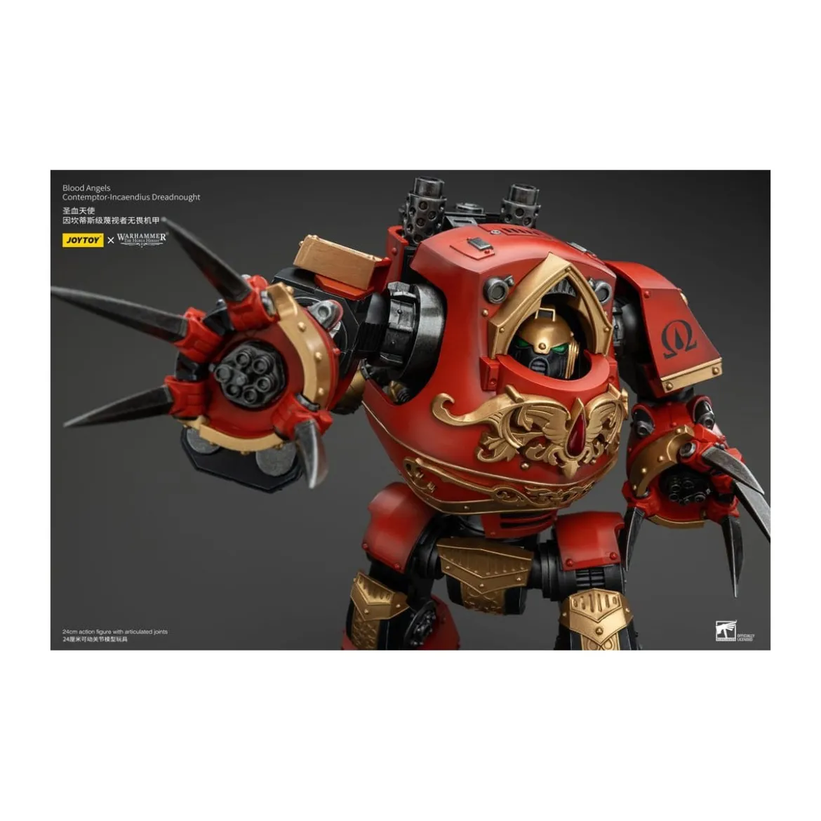 Joytoy - Warhammer - Blood Angels - Contemptor-Incaendius Dreadnought - The Horus Heresy