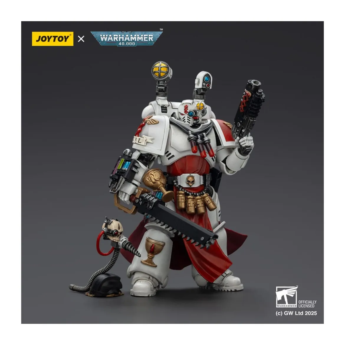 Joytoy - Warhammer - Blood Angels - Sanguinary Priest with heavy bolt pistol, chainsword and narthecium