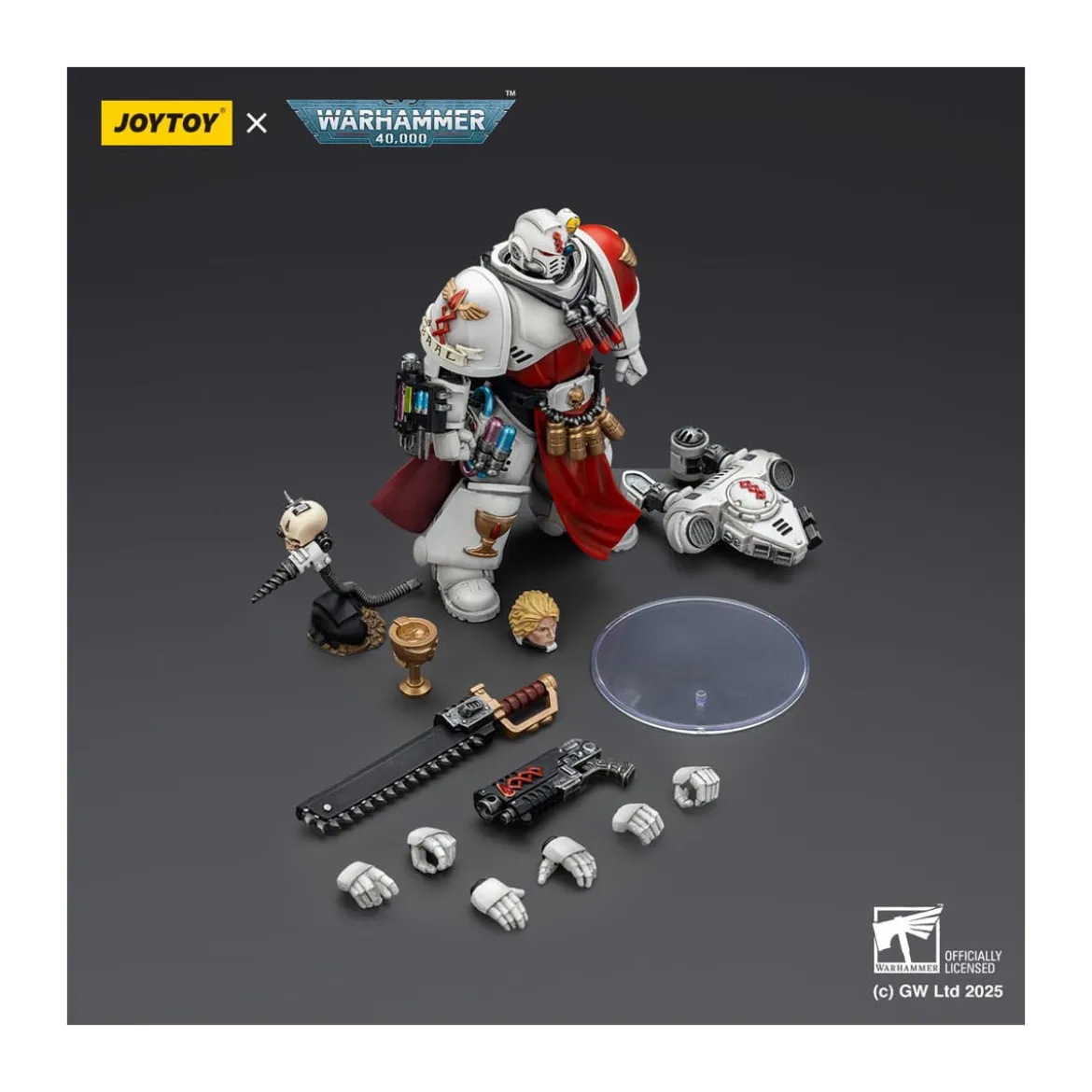 Joytoy - Warhammer - Blood Angels - Sanguinary Priest with heavy bolt pistol, chainsword and narthecium