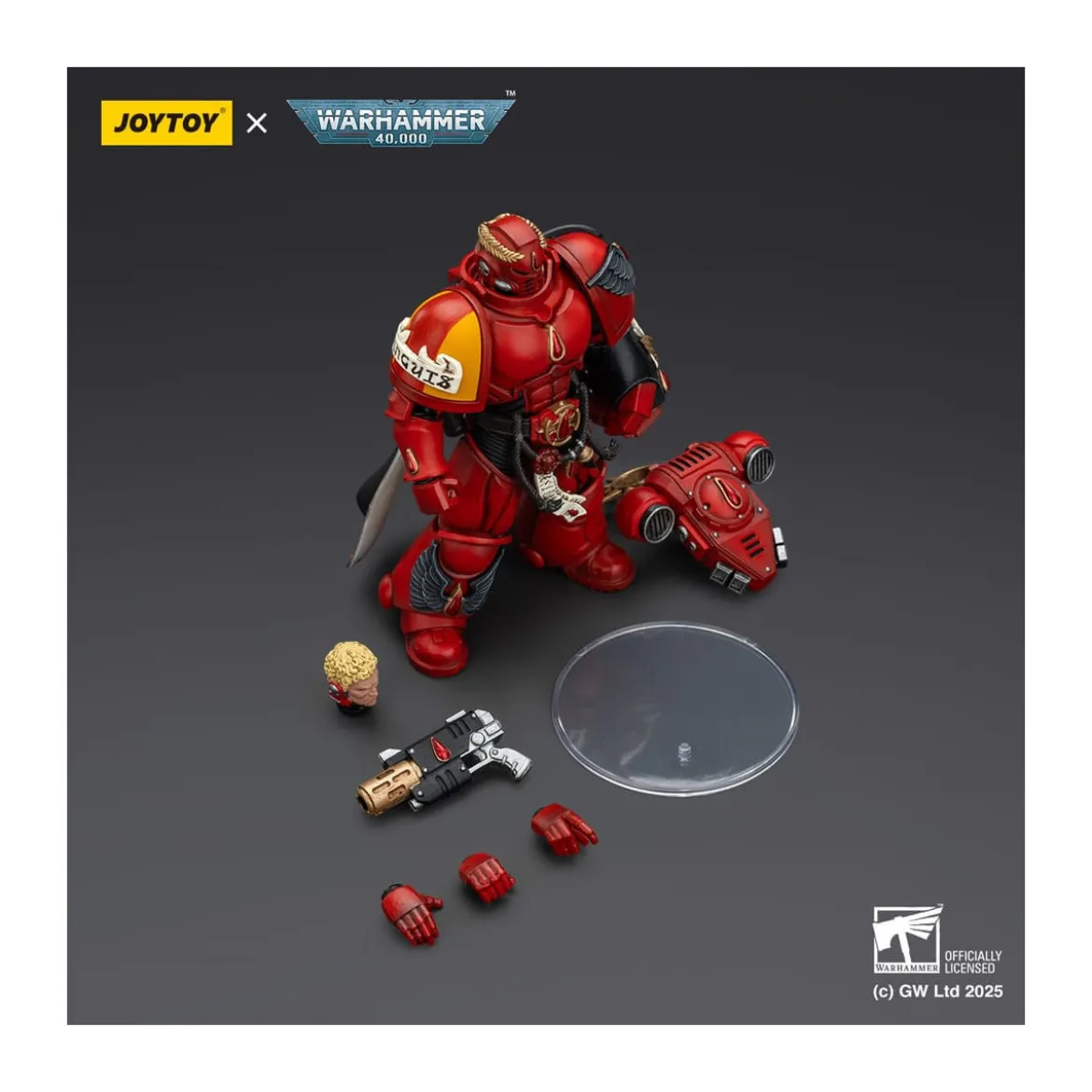 Joytoy - Warhammer - Blood Angels - Captain with Inferno Pistol & Power Fist.