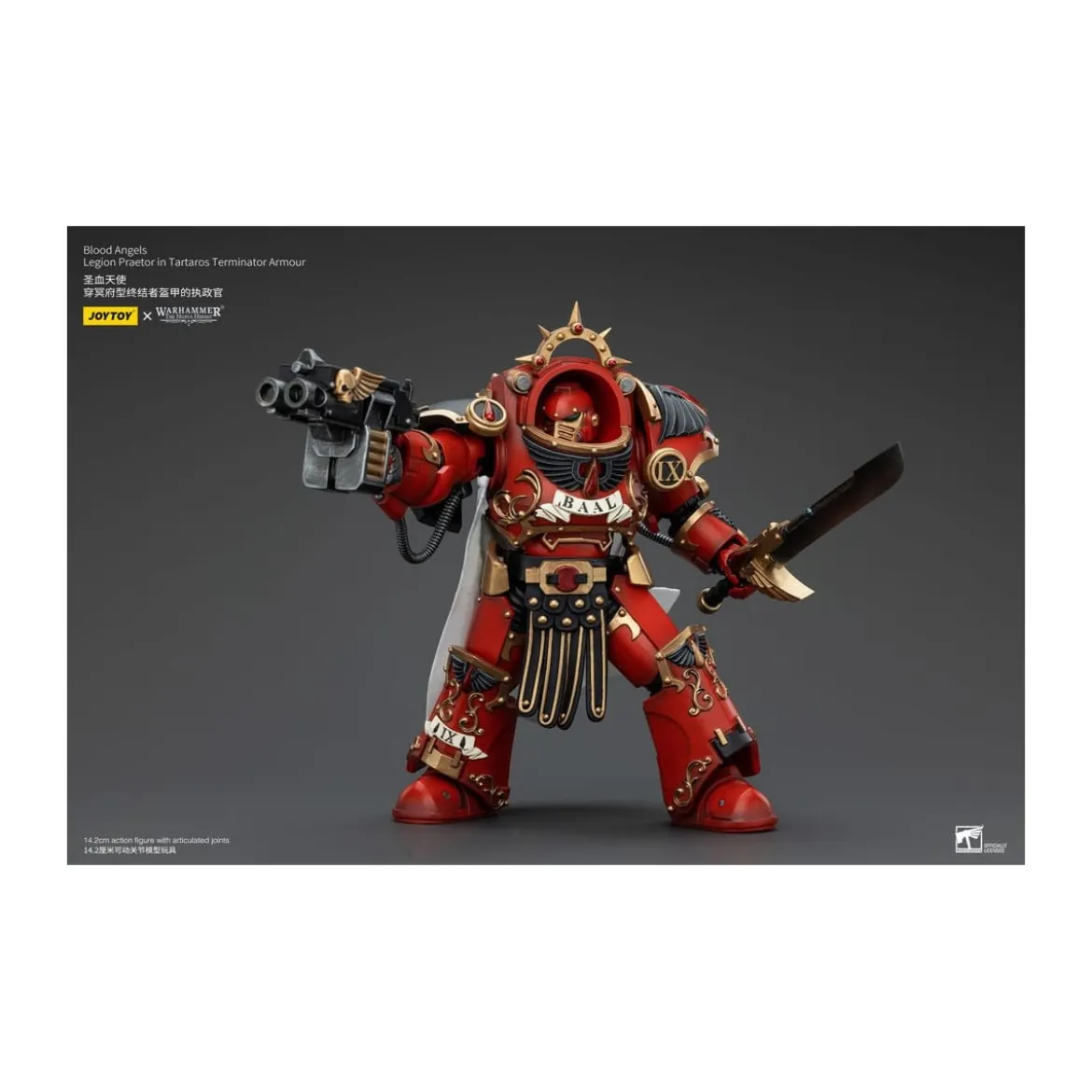 Joytoy - Warhammer - Blood Angels - Legion Praetor in Tartaros Terminator Armour - The Horus Heresy