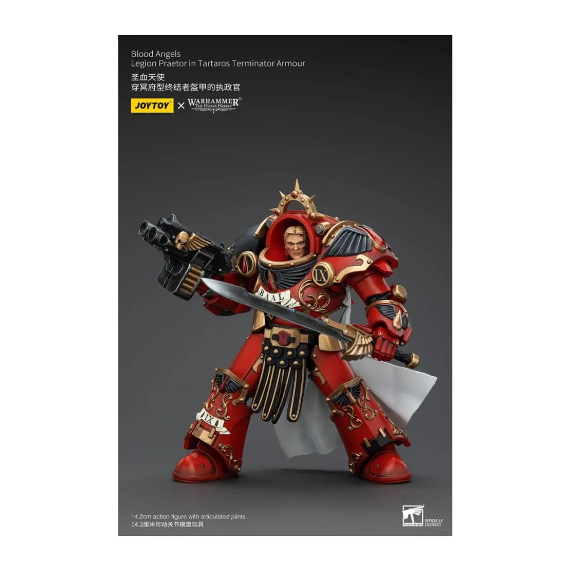 Joytoy - Warhammer - Blood Angels - Legion Praetor in Tartaros Terminator Armour - The Horus Heresy