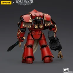 Joytoy - Warhammer - Blood Angels - Crimson Paladins Squad - Crimson Paladin with Iliastus Assault Cannon