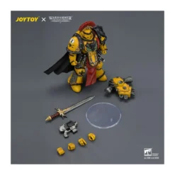Joytoy - Warhammer - Imperial Fists - Legion Praetor in Mk III Armour with Power Sword and Bolt Pistol - The Horus Heresy