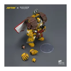 Joytoy - Warhammer - Imperial Fists - Lord Castellan Evander Garrius, The Tyrant of Cthonia with the Subiugator and Incineratus