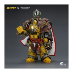 Joytoy - Warhammer - Imperial Fists - Lord Castellan Evander Garrius, The Tyrant of Cthonia with the Subiugator and Incineratus