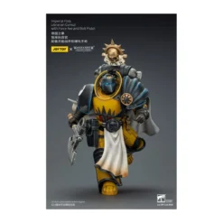 Joytoy - Warhammer - Imperial Fists - Librarian Consul with Force Axe and Bolt Pistol 1/18