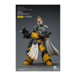 Joytoy - Warhammer - Imperial Fists - Librarian Consul with Force Axe and Bolt Pistol 1/18
