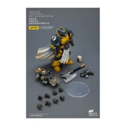 Joytoy - Warhammer - Imperial Fists - Librarian Consul with Force Axe and Bolt Pistol 1/18