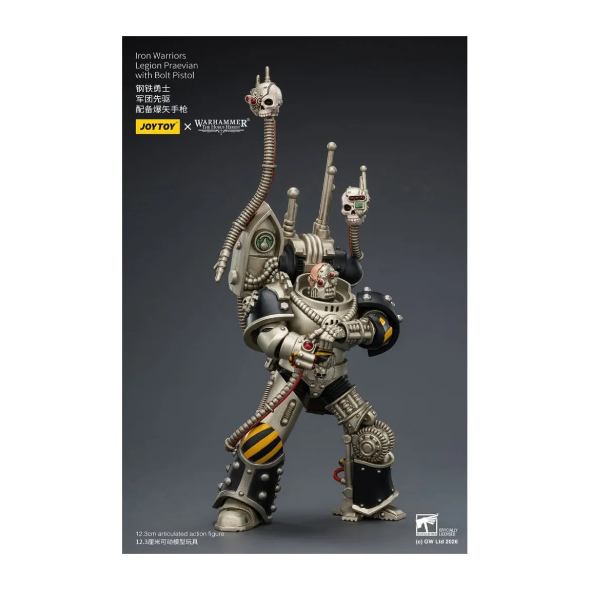 Joytoy - Warhammer - Iron Warriors Legion Praevian with Bolt Pistol - The Horus Heresy