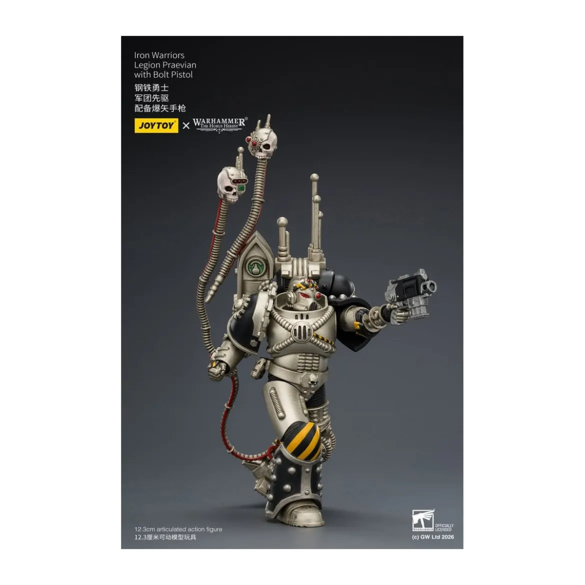 Joytoy - Warhammer - Iron Warriors Legion Praevian with Bolt Pistol - The Horus Heresy