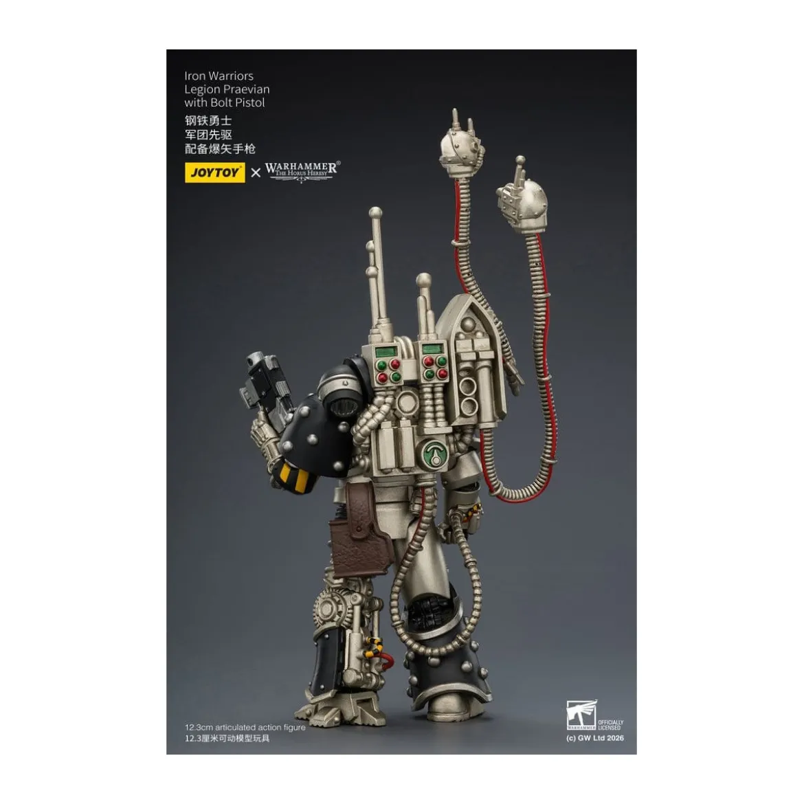Joytoy - Warhammer - Iron Warriors Legion Praevian with Bolt Pistol - The Horus Heresy