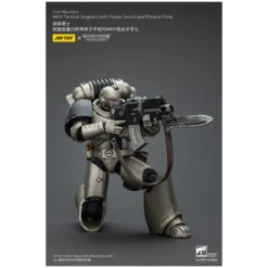 Joytoy - Warhammer - Iron Warriors MKVI Tactical Sergeant with Power Sword and Plasma Pistol