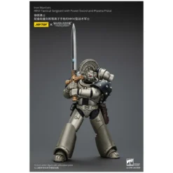 Joytoy - Warhammer - Iron Warriors MKVI Tactical Sergeant with Power Sword and Plasma Pistol