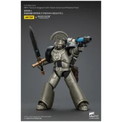 Joytoy - Warhammer - Iron Warriors MKVI Tactical Sergeant with Power Sword and Plasma Pistol