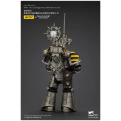 Joytoy - Warhammer - Iron Warriors Mk III Tactical Squad - Mk III Tactical Legionary with Nuncio-Vox 1/18