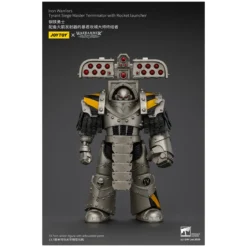 Joytoy - Warhammer - Iron Warriors Tyrant Siege Terminator Squad - Siege Master Terminator with Rocket launcher