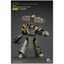 Joytoy - Warhammer - Iron Warriors Tyrant Siege Terminator Squad - Siege Master Terminator with Rocket launcher