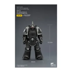 Joytoy - Warhammer - Raven Guard Mk III Tactical Squad - Mk III Tactical Legionary with Bolter and Bolt Pistol 1/18