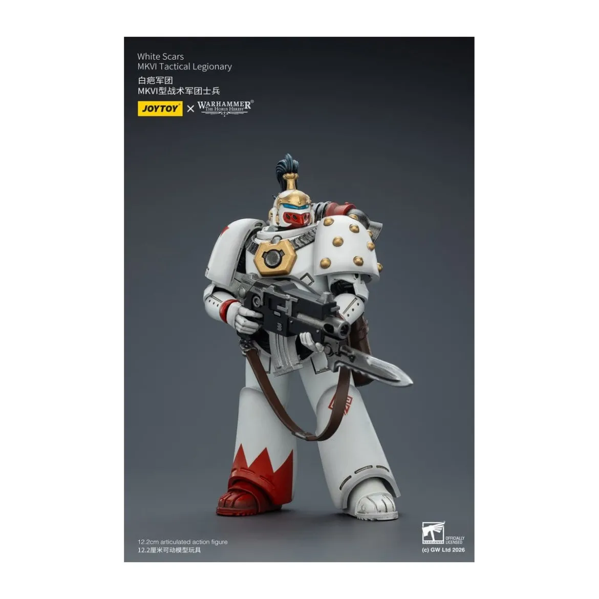 Joytoy - Warhammer - White Scars Mk IV Tactical Squad - MKVI Tactical Legionary 1/18