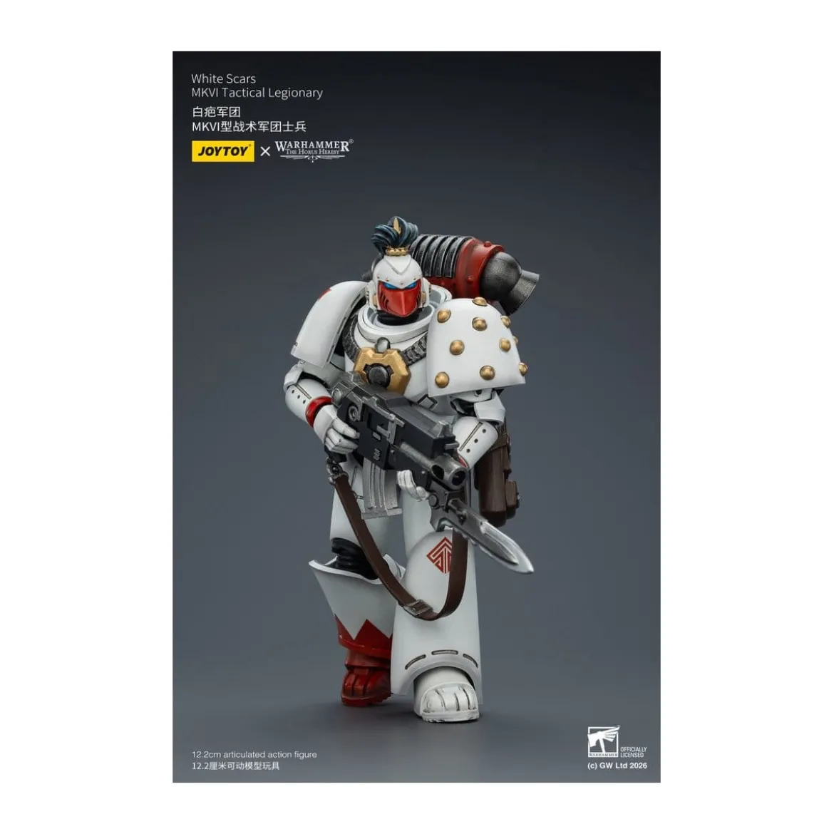 Joytoy - Warhammer - White Scars Mk IV Tactical Squad - MKVI Tactical Legionary 1/18