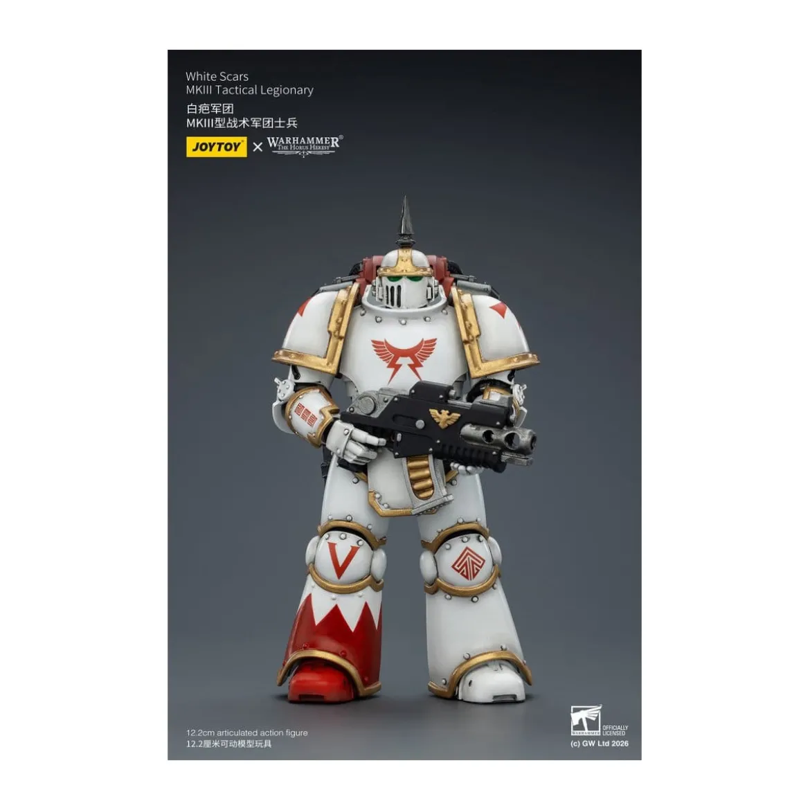 Joytoy - Warhammer - White Scars Mk III Tactical Squad - Mk III Tactical Legionary 1/18