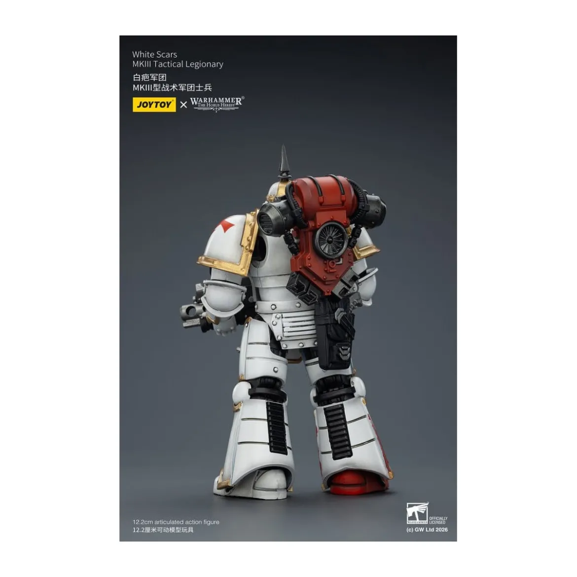 Joytoy - Warhammer - White Scars Mk III Tactical Squad - Mk III Tactical Legionary 1/18
