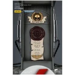 JoyToy - White Scars MkX Helmet & Display Stand 1/1