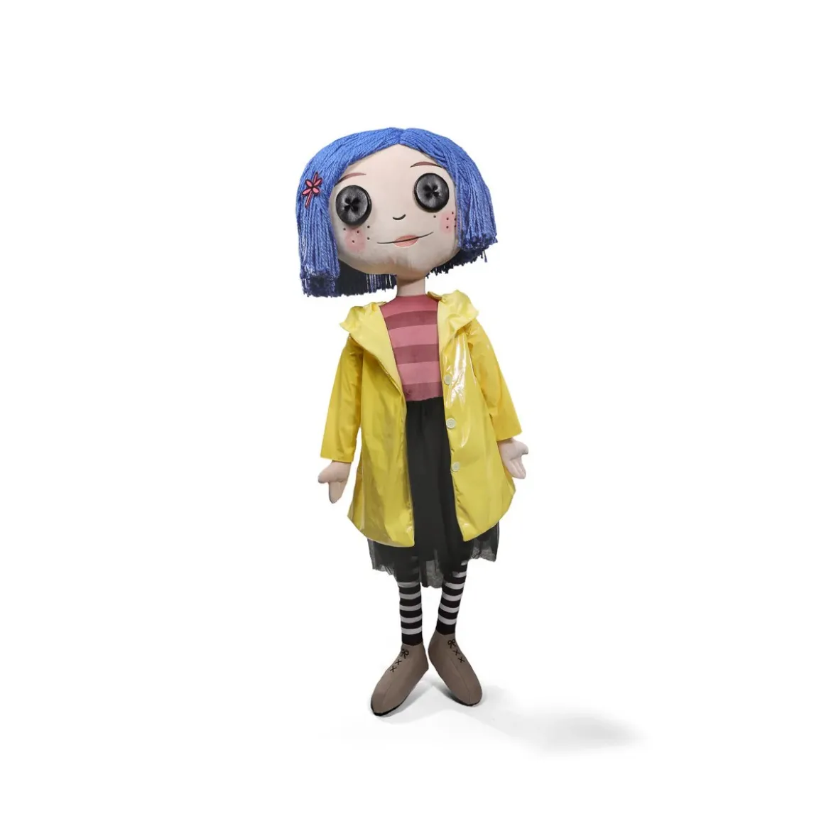 Kidrobot Coraline - Coraline with Button Eyes - Poupée taille reelle 1/1