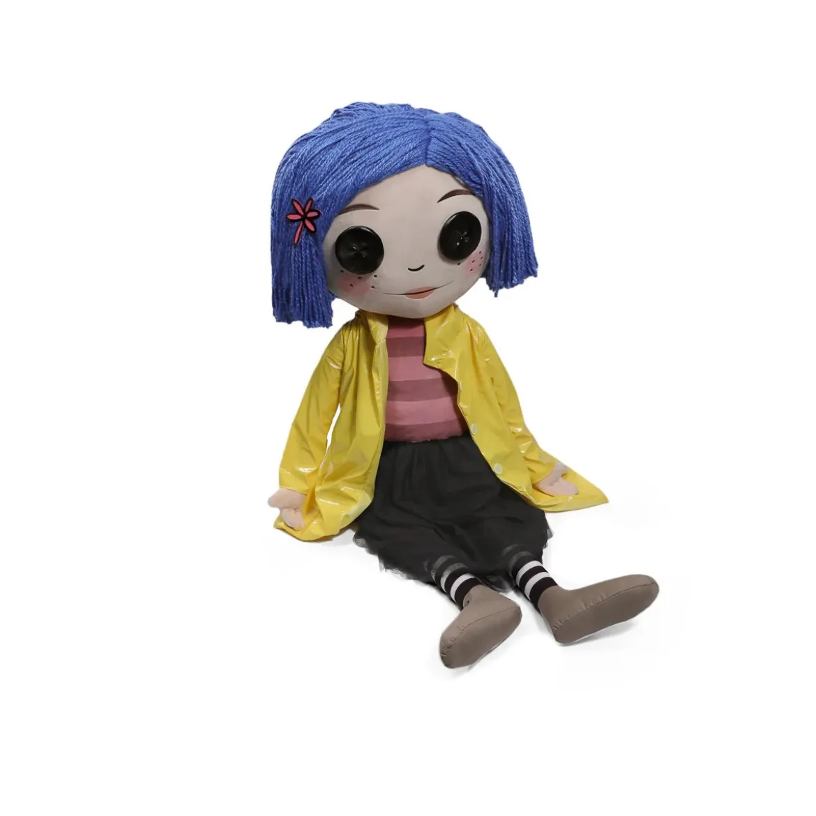 Kidrobot Coraline - Coraline with Button Eyes - Poupée taille reelle 1/1