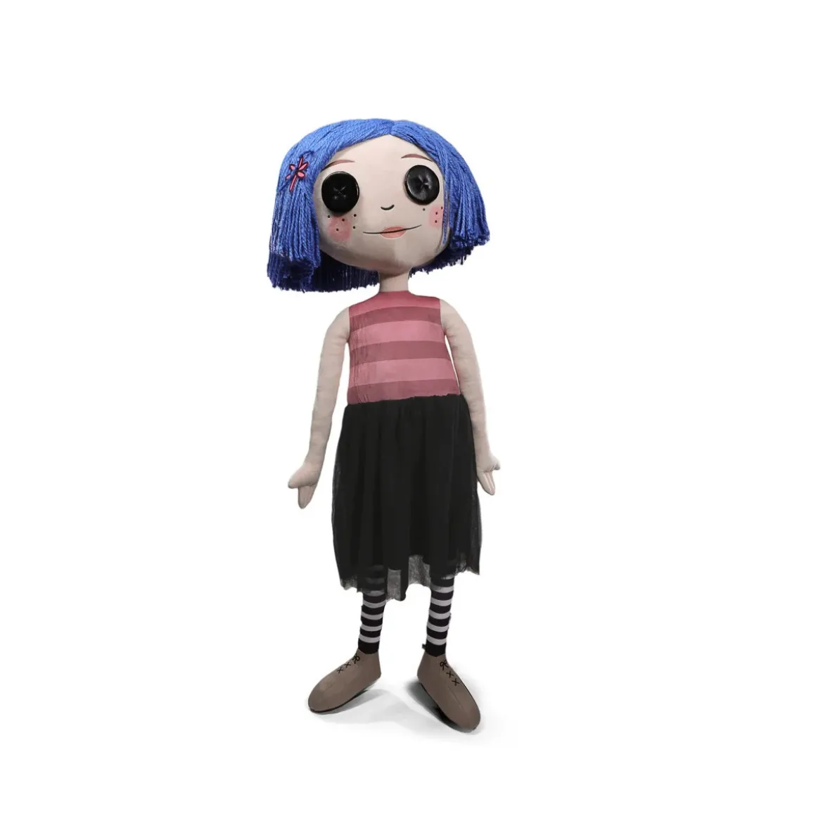 Kidrobot Coraline - Coraline with Button Eyes - Poupée taille reelle 1/1