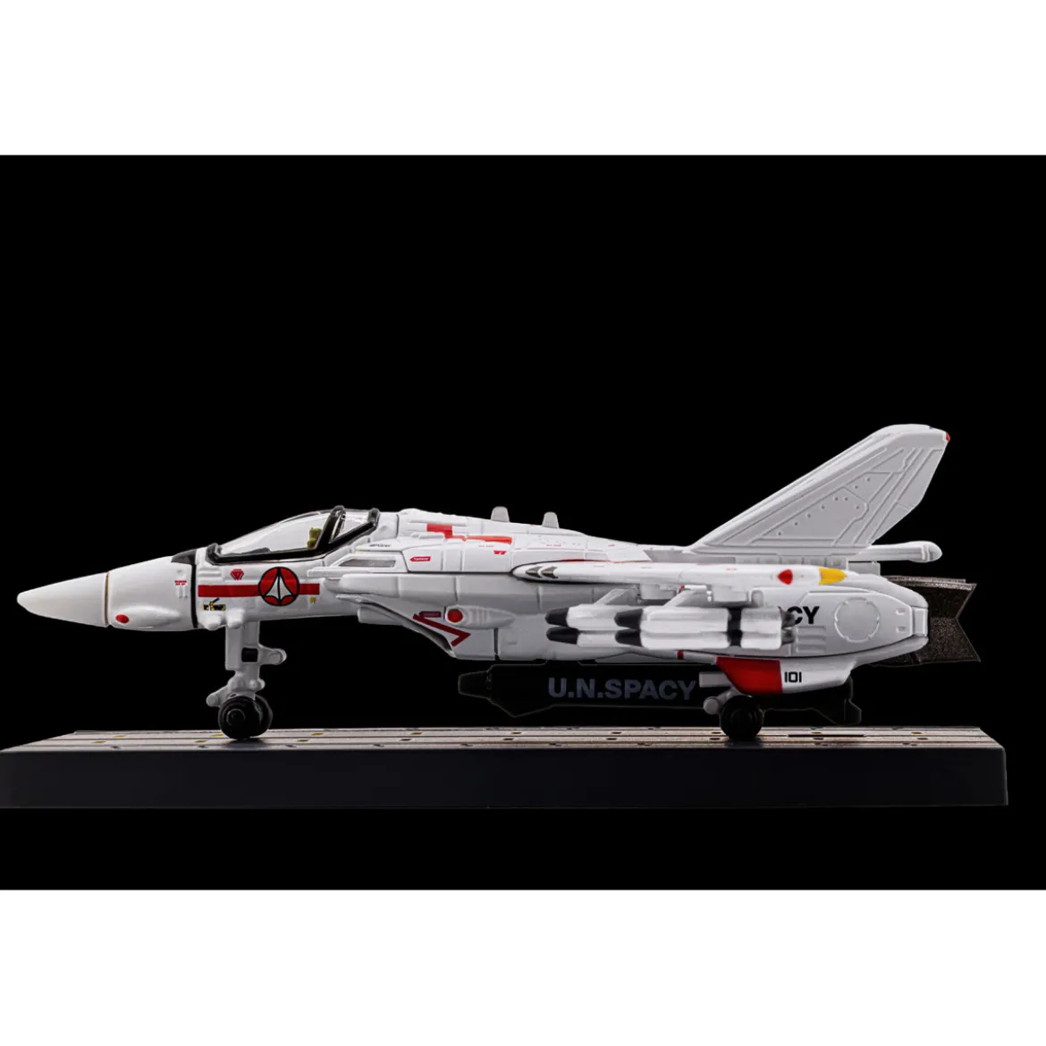 Kids Logic Robotech Veritech VF-1J Fighter Mode Mini Metal 001
