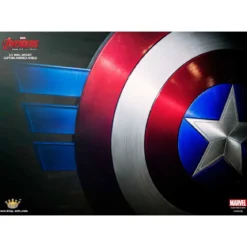 King Arts Avengers Age of Ultron Bouclier Captain America Taille réelle Mural