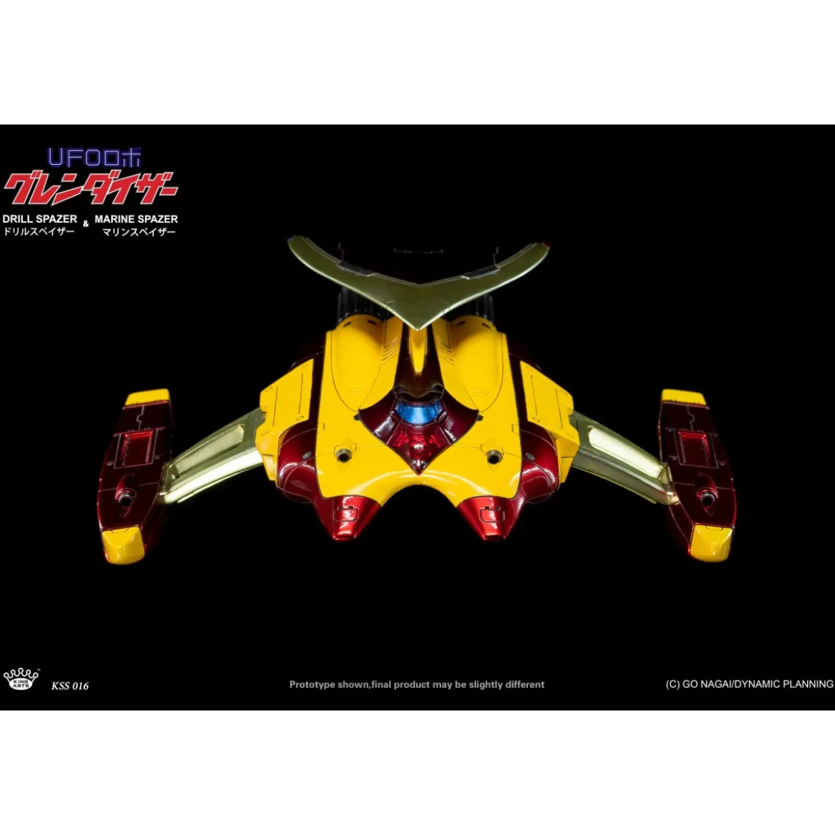 King Arts Diecast Uforobot Grendizer - Marine & Drill Spazer - Venusiak et Fossoirak - Goldorak