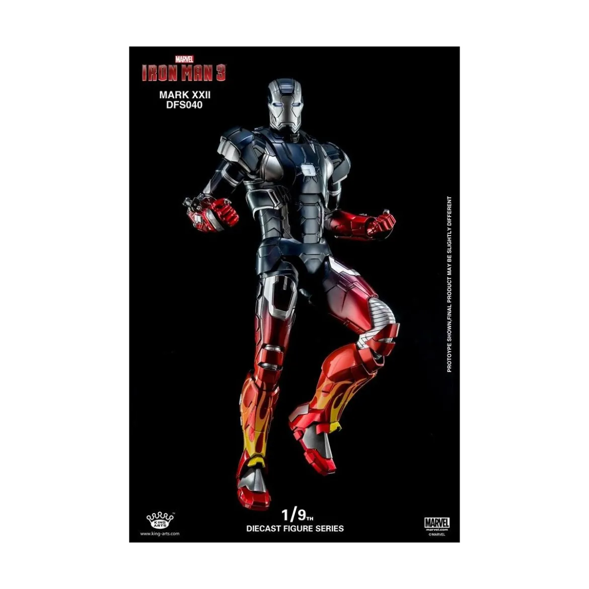 King Arts Iron Man Mark XXII Hot Rod 1/9 figurine articulée
