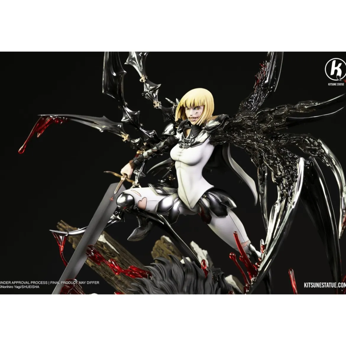 Kitsune - Claymore - Clare vs Rigaldo Statue 1/6 diorama
