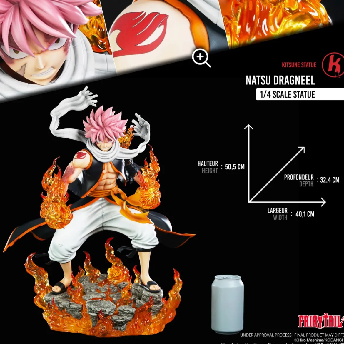 Kitsune - NATSU 1/4 Statue - Fairy Tail