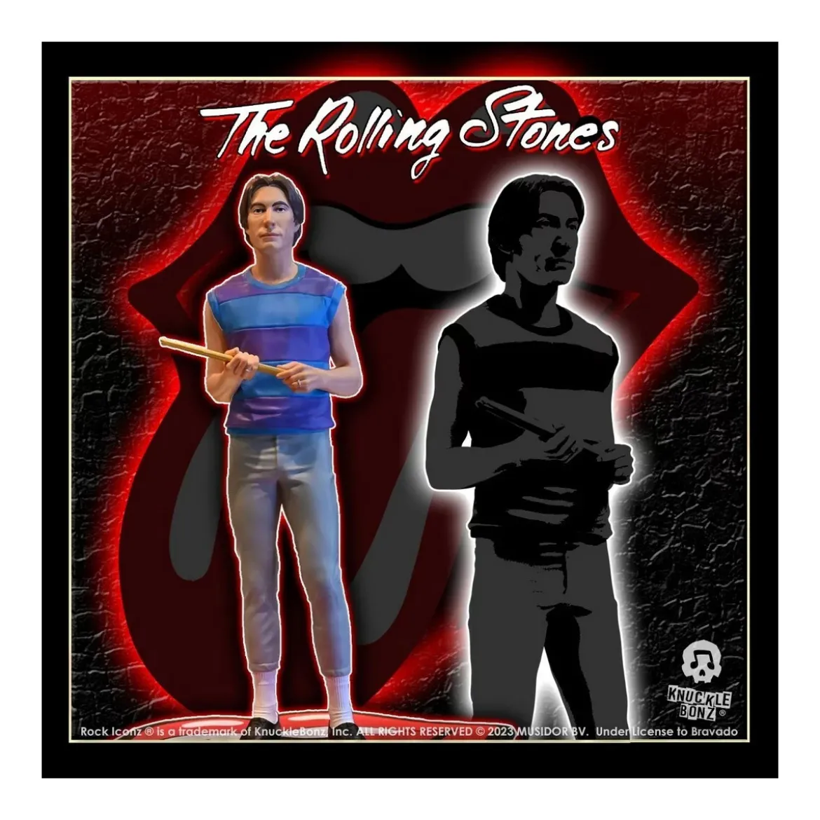 Knuckle Bonz - The Rolling Stones Rock Iconz - CHARLIE WATTS 1/9