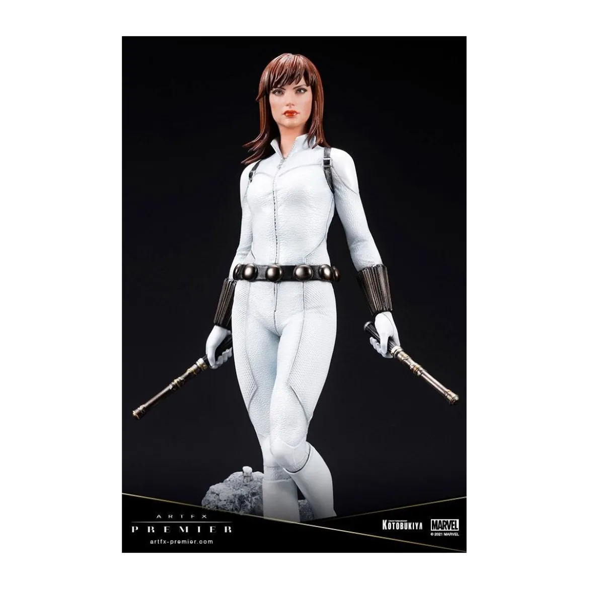 Kotobukiya Marvel Universe - Black Widow White Costume Limited Edition - ARTFX Premier 1/10
