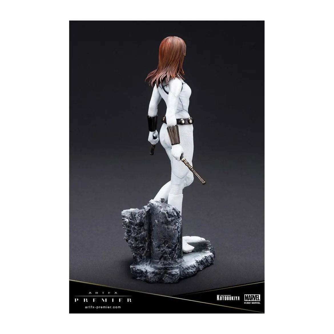 Kotobukiya Marvel Universe - Black Widow White Costume Limited Edition - ARTFX Premier 1/10