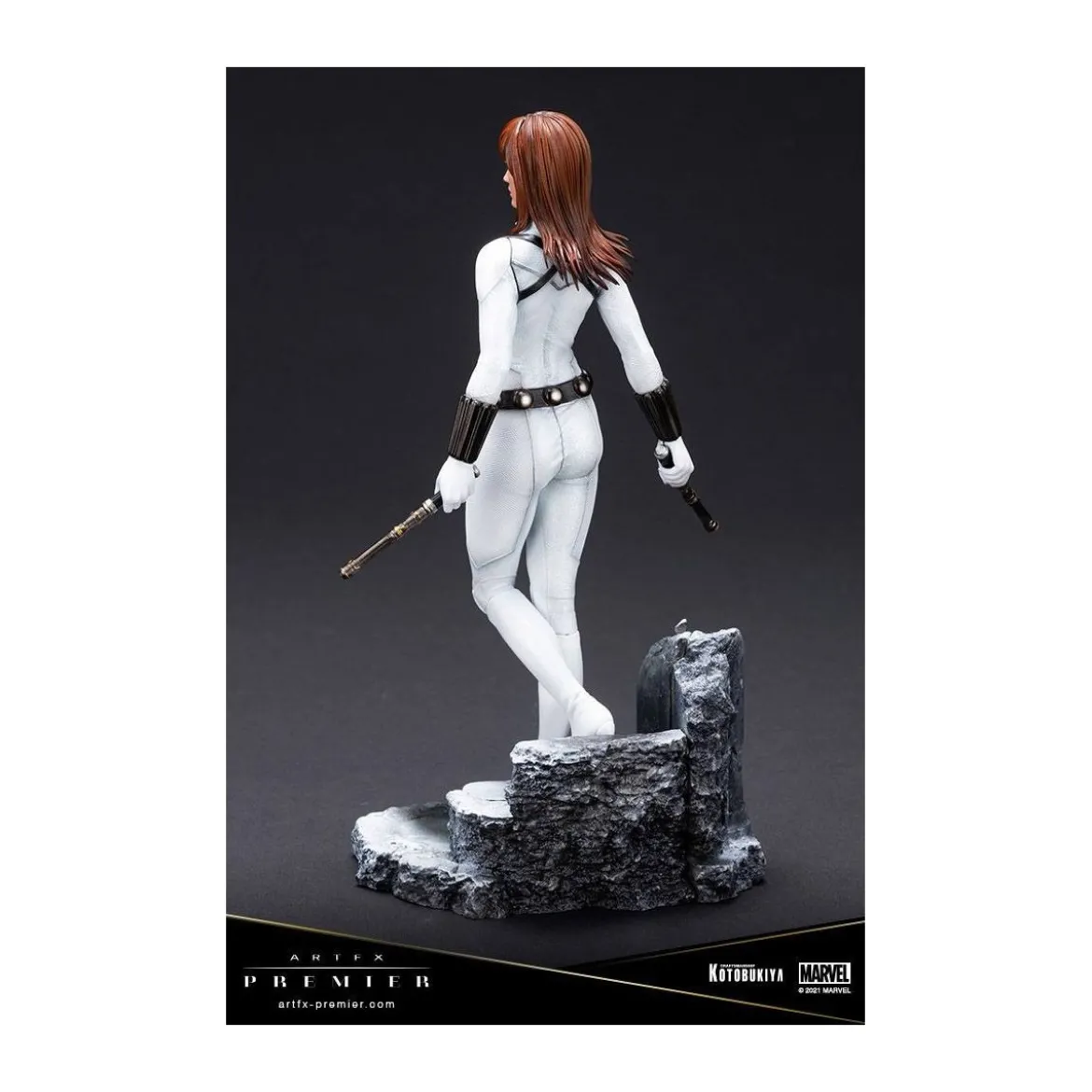 Kotobukiya Marvel Universe - Black Widow White Costume Limited Edition - ARTFX Premier 1/10