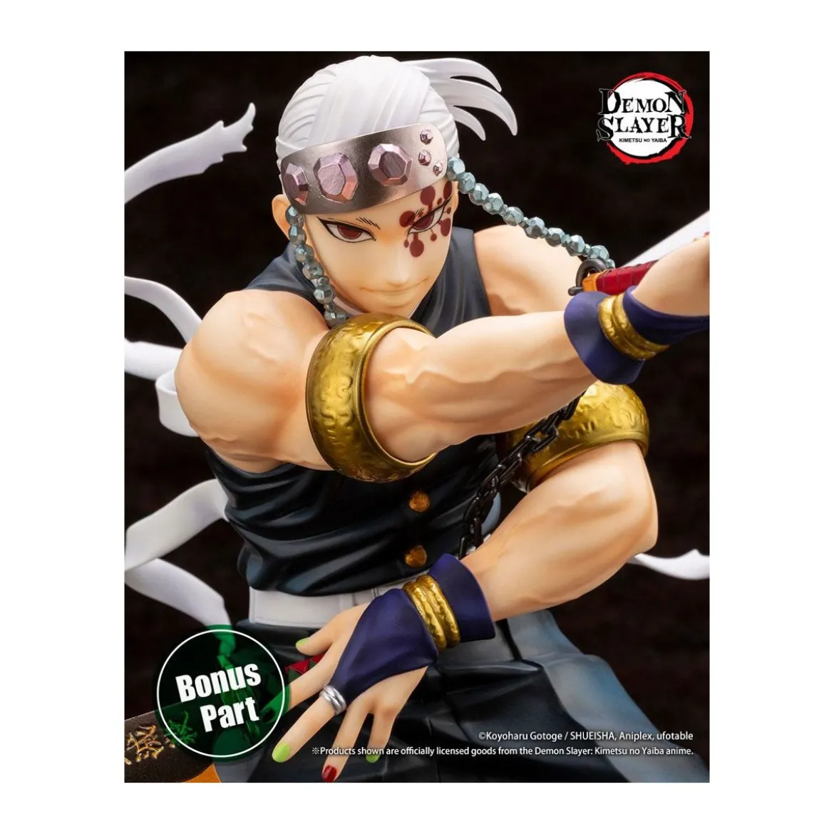 Kotobukiya - Tengen Uzui Bonus Edition - Demon Slayer: Kimetsu no Yaiba PVC ARTFXJ 1/8