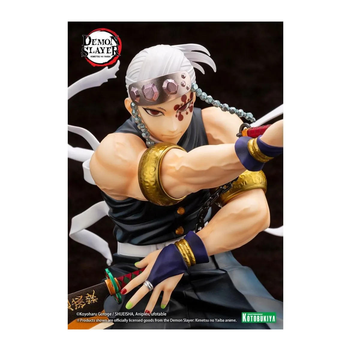 Kotobukiya - Tengen Uzui Bonus Edition - Demon Slayer: Kimetsu no Yaiba PVC ARTFXJ 1/8