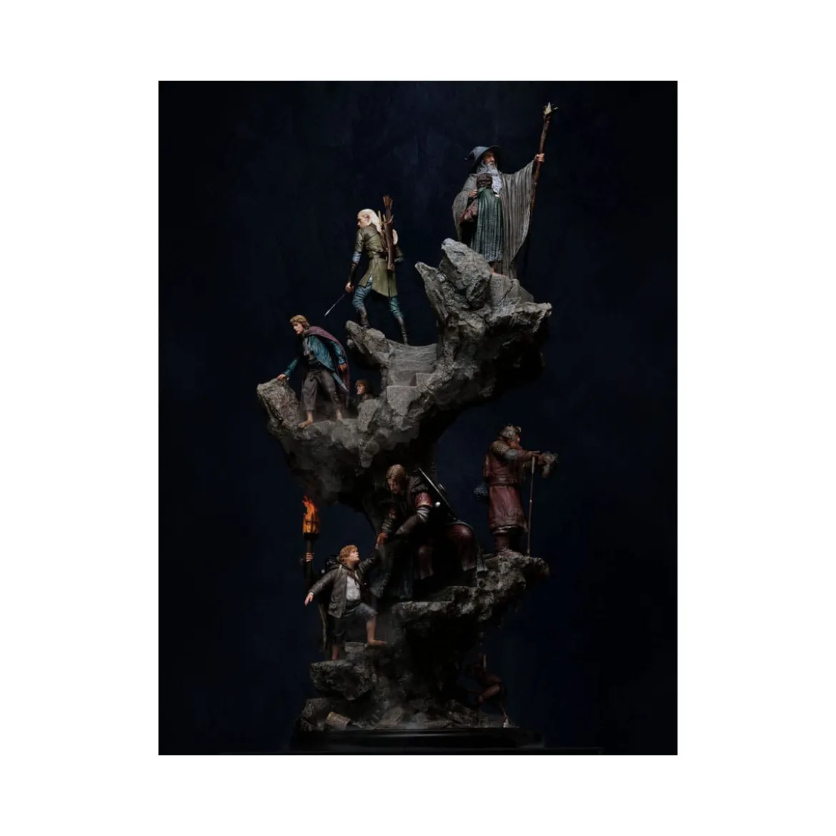 Le Seigneur des Anneaux statuette Masters Collection - The Fellowship of the Ring Limited Edition 1/6