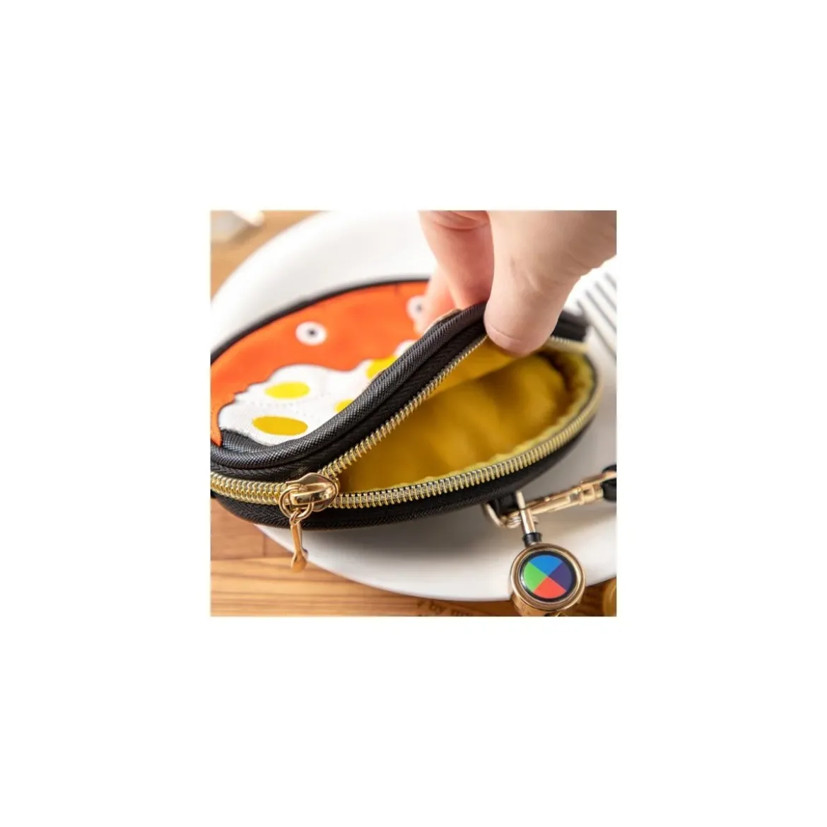 Maison Ghibli Benelic - Porte monnaie Calcifer & Oeuf et Bacon - Le Château ambulant