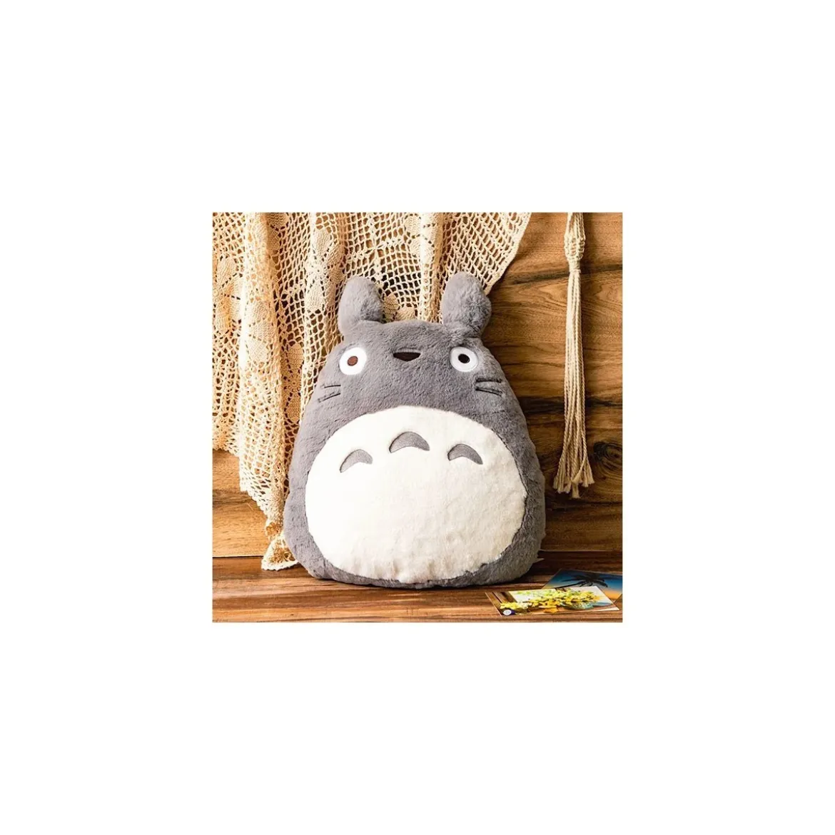 Maison Ghibli Coussin Nakayoshi Totoro Gris - Mon Voisin Totoro