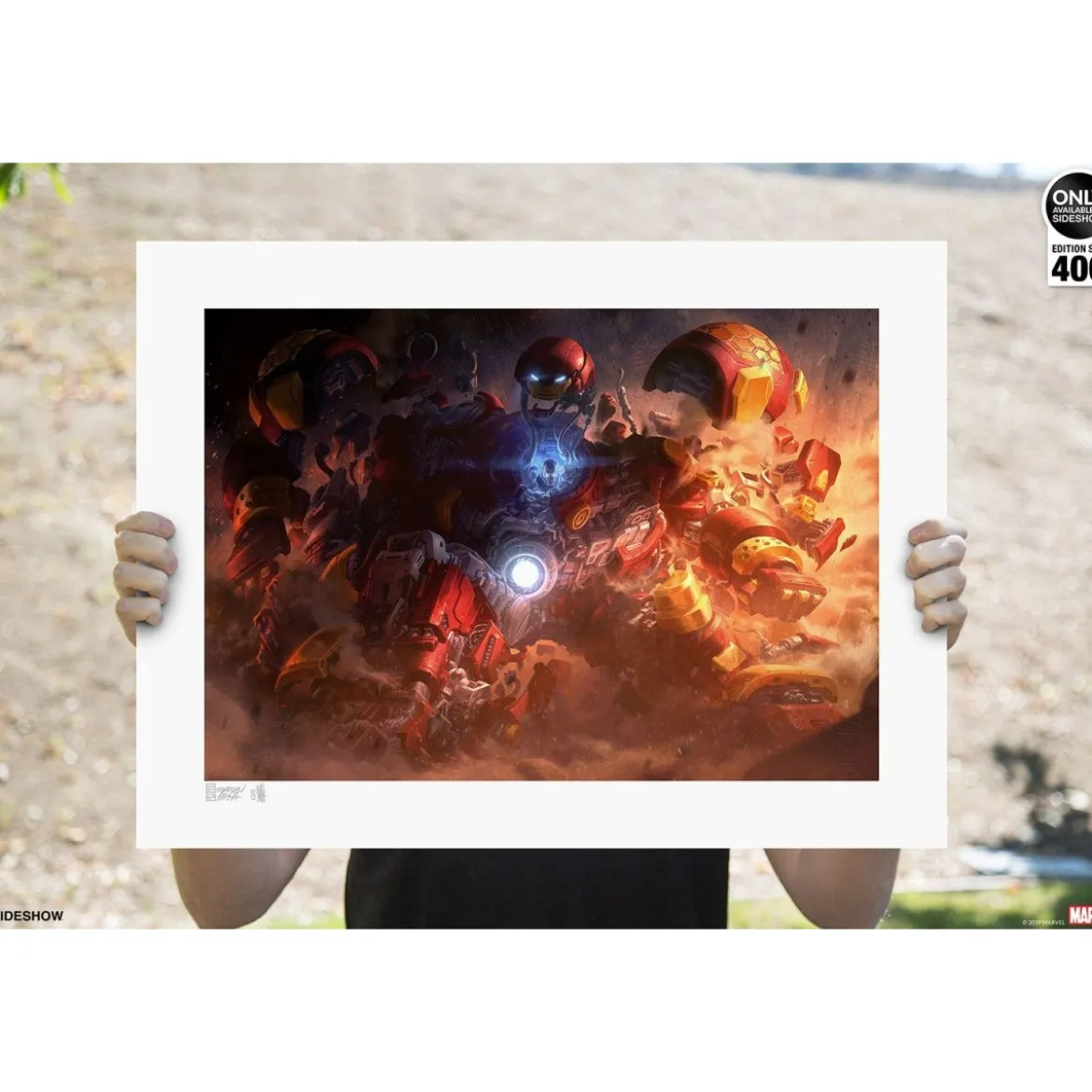 Marvel Art Print - Hulkbuster by Erwin Papa & Fabian Schlaga 46 x 61 cm - non encadrée