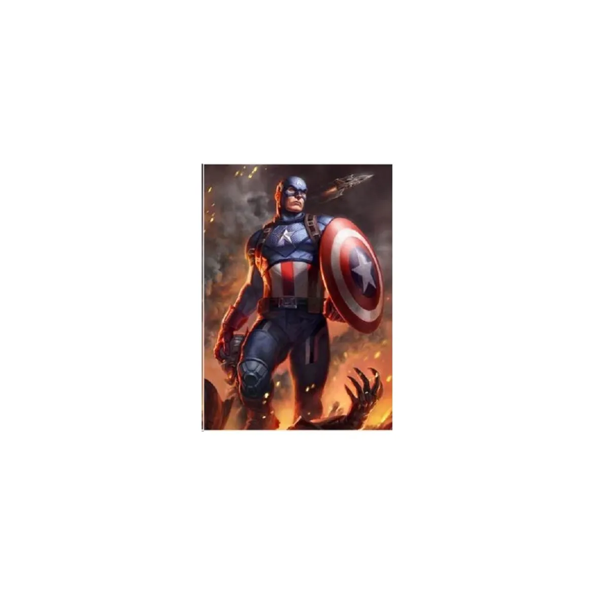 Marvel impression - Art Print Captain America - 46 x 61 cm - non encadrée